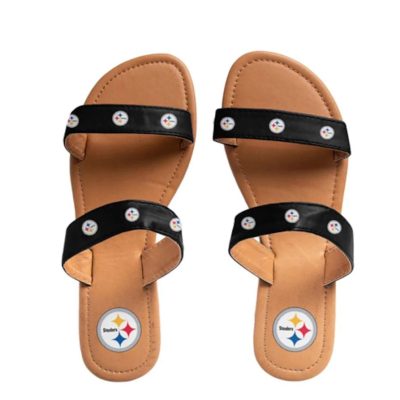Women’s Pittsburgh Steelers Double-Strap Sandals