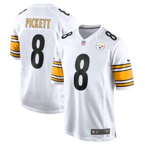 Pittsburgh Steelers Kenny Pickett Home Jersey – White
