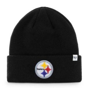 Pittsburgh Steelers ’47 Black Primary Basic Cuffed Knit Hat