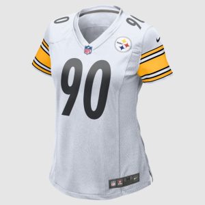 T.J. Watt #90 Women's Nike Replica Away Jersey